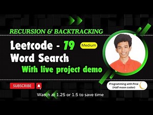 Word Search | Leetcode 79 | Approach + Code with explanation.