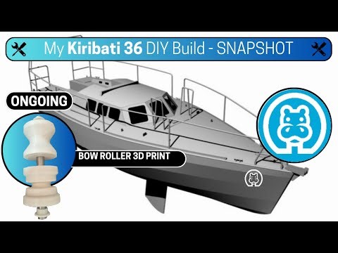 DIY Aluminum Sailboat Build | 3D Printing Calibrated Bow Rollers | Snapshot