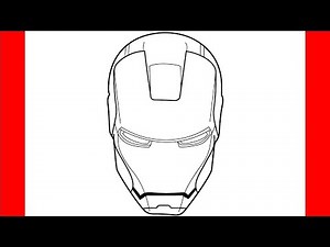 How To Draw Iron Man - Step By Step Drawing
