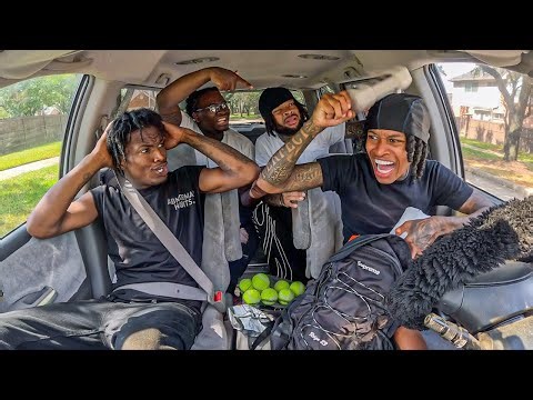 Patting My ITCHY Head With RANDOM OBJECTS In Front The Gang..