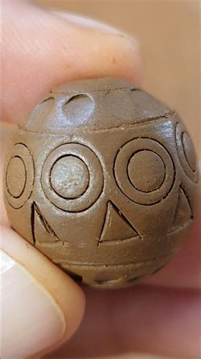 How to Make Terracotta Jewelry Beads | Tribal Pattern Clay Art