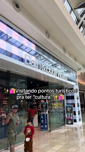 Shopping at Target and Bath & Body Works in the USA