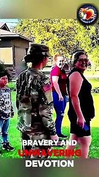 Soldier Surprise Homecoming Catches Family Off Guard 💫 #emotional #military #reunion
