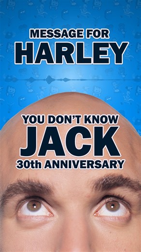 Jackbox Games on Instagram: "In celebration of the 30th anniversary of YOU DON'T KNOW JACK, Cookie Masterson recorded 30 roasts for 30 lucky fans. We'll be dropping a few of those all weekend long, starting with Harley! #Jackbox #YDKJ"