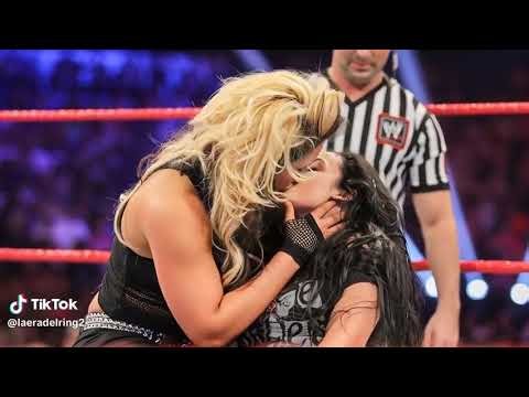 AJ Lee And Kaitlyn Kiss Pt 1 AI Generated #wwe#wwe #HOT #wrestling #CLASSIC #wwefan #nostalgiacore
