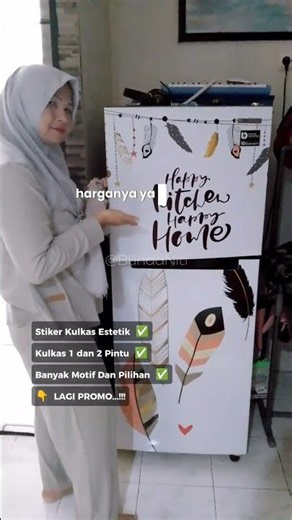 Stiker Kulkas Estetik - Stiker Kulkas - @BundaNiti