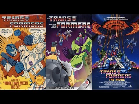 Transformers (1984) VHS & DVD Promos (Plus Transformers The Movie)