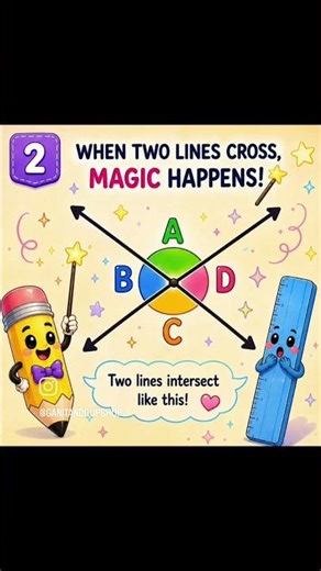 Vertically Opposite Angles = Secret Twins👦👦