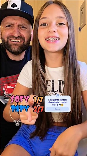 E tu quante canzoni dimenticate conosci da 1 a 7? Sofy vs Papy #challenge