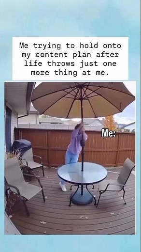 Trying to hold onto your content plan! #contentcreation #socialmediatips #instagramgrowth