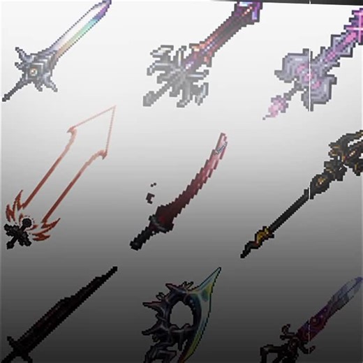 the strongest end game calamity sword #terraria #terrariamods #terrariacalamity