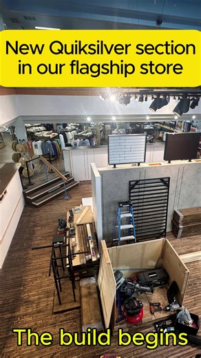 Ron Jon Surf Shop on Instagram: "New Quiksilver Section Arrives 👀 It only took three days to build a new Quiksilver section at our flagship store in Cocoa Beach! Watch the video and get a sneak peek of the latest @Quiksilver apparel available now. #RonJonSurfShop #Quiksilver #Waterman #CocoaBeach"