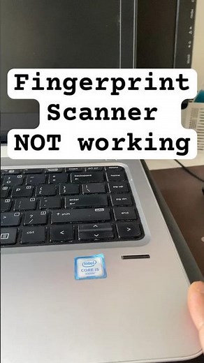Laptop Fingerprint scanner Not Working #computer #laptoprepair