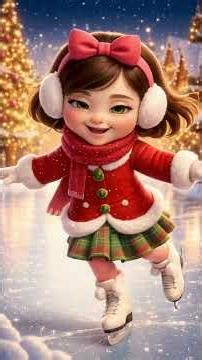 Sofi Ice Skating in Christmas Town 🎄⛸️✨