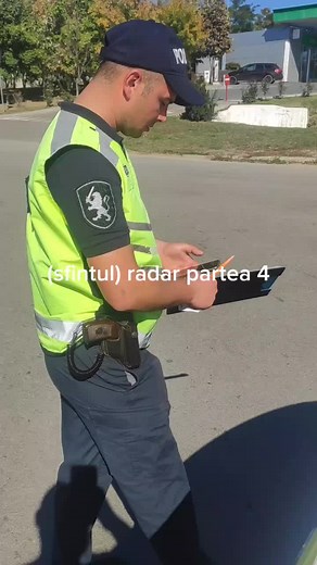 Police Officer at Roadside Checkpoint