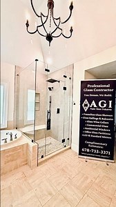 Frameless Glass Shower Installation | Tempered Glass | Dacula, GA