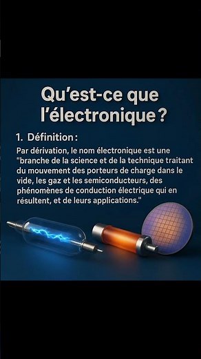 C'est quoi l'électronique ? Définition, explication simple et complète pour débutants ! #électroniqu