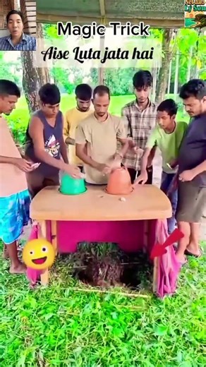 A guy crawls under the table creating a fun magic show to welcome spring 2026/#netdaolyson#shorts
