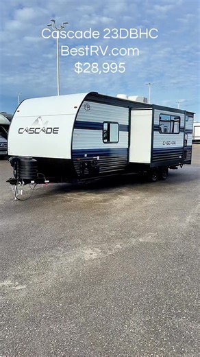 Best RV Center on Instagram: "New 2026 RV Travel Trailer Cascade RV 23DBHC #bestrvcenter #cascade #traveltrailer #rvlife #camping"