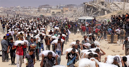 How much aid has made it into Gaza since Israel said it was easing restrictions?