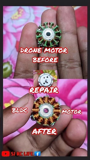 ✅how to repair fpv | drone motor repair at home | how to rewind drone motor bldc | change coil