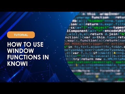 How to Use Window Functions in Knowi (Step-by-Step Tutorial)