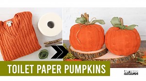 17K views · 406 reactions | Make adorable pumpkins out of toilet paper rolls and an old sweater! instructions: https://www.itsalwaysautumn.com/toilet-paper-pumpkins-the-sweater-version.html | It's Always Autumn | Facebook