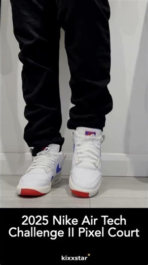 2025 Nike Air Tech Challenge II QS Pixel Court Mini Review & On Feet