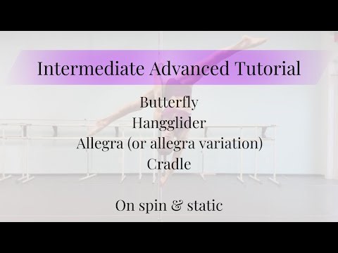 Intermediate + Advanced Pole Combo Tutorial | Butterfly → Hangglider → Allegra → Cradle Dismount