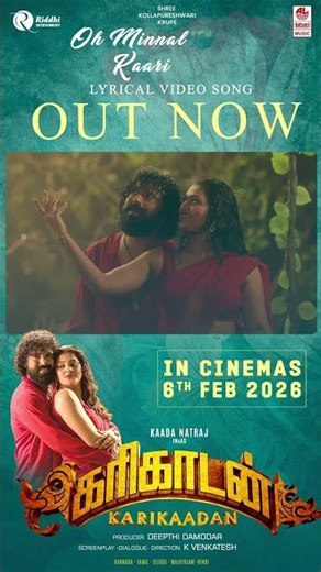 A melody born from the heart…The 1st Single from #Karikaada (Tamil) is winning hearts everywhere.
