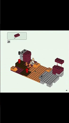 LEGO INSTRUCTIONS 🔥 LEGO Minecraft The Blaze Bridge 21154 – Epic Nether Adventure Awaits! 🌋