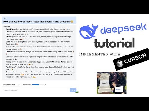 How to Build a Chatbot with DeepSeek API in 10 Minutes with Cursor