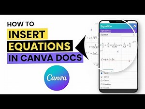 How to Insert Equations in Canva Docs (2025)