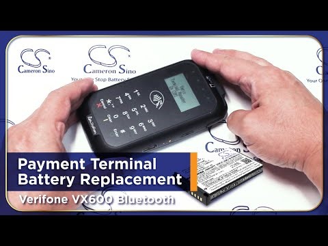Battery replacement for VeriFone VX600 Payment terminal