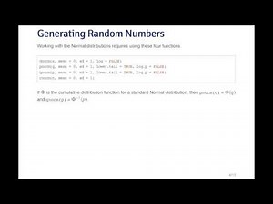 Simulation Generating Random Numbers HD 720p