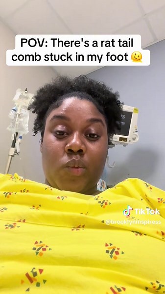 Surgery Story Time: Rat Tail Comb Stuck in My Foot