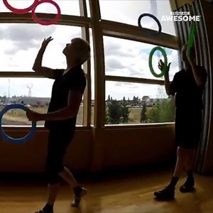 90K views · 410 reactions | Can juggling keep you young? 魯‍♀️ Credit: Patricia Sparks | People Are Awesome | Facebook