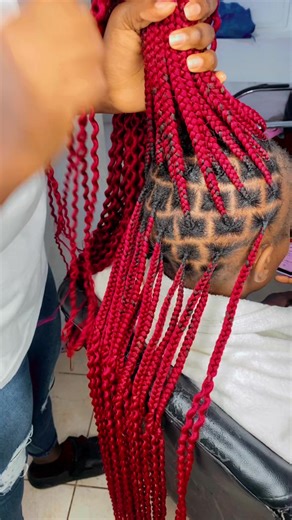 Trending Cherry Braid Hairstyle at Tajicurls Salon