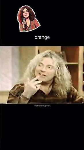 JanisJOPLIN “ORANGE Juice” 🍊 #janisjoplin #robertplant #orangejuice #brunoduprat #live #interview