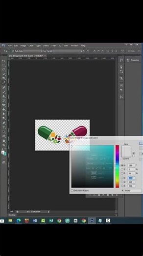 Photoshop Shortcut to Recolor PNG Instantly! #tutorial #photoshop #shortvideo #shorts