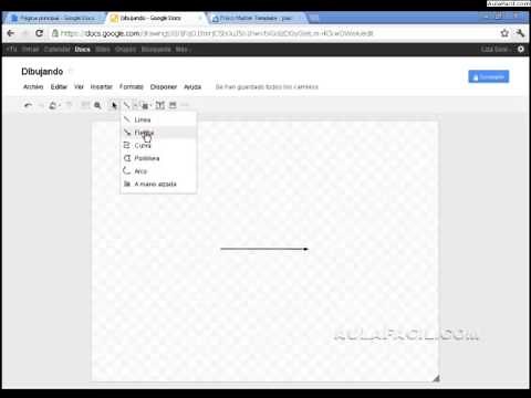 Flecha/Dibujos Google Docs/AulaFacil.com