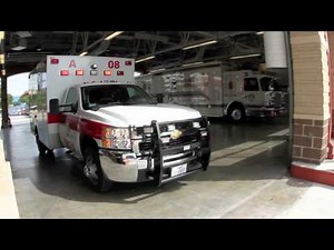 Houston Fire Dept - Ambulance 8 responding