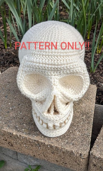 Crochet Skull PATTERN ONLY - Etsy