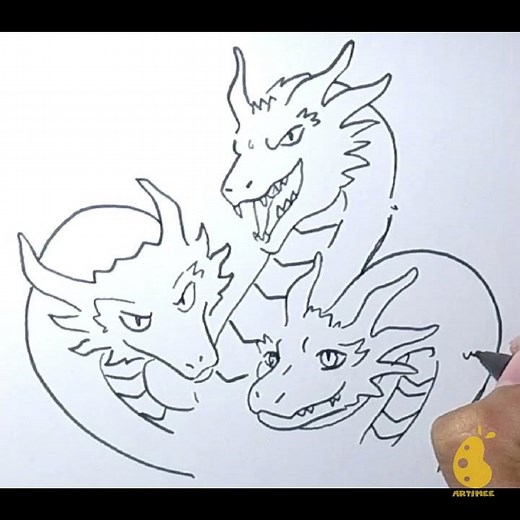 How to Draw King Ghidorah #Shorts