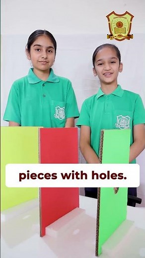 Light Travels in a Straight Line | Simple Science Experiment for Kids