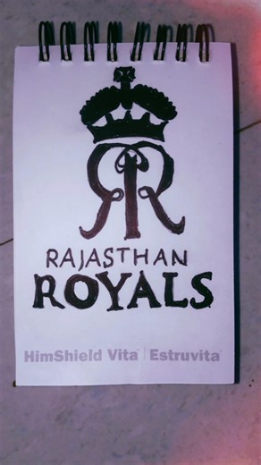 Drawing the iconic RR logo |#viral #rajasthanroyals ‪@rajasthanroyals‬