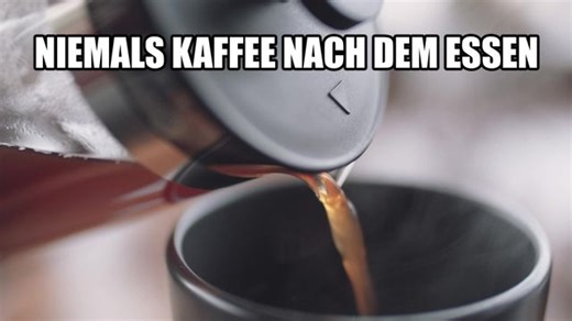 Besser warten! Darum sollten Sie nach dem Essen keinen Kaffee trinken