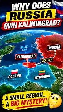 Why Does Russia Own Kaliningrad? 🇷🇺 Europe's Biggest Map Mystery!#shorts