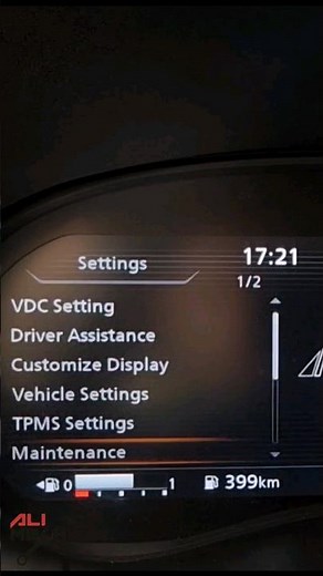 How to reset scheduled maintenance on Nissan Kicks #shorts
