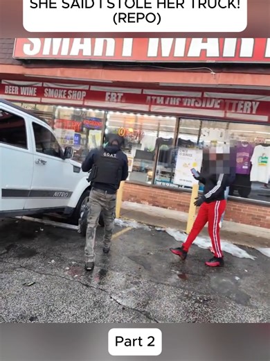 SHE SAID I STOLE HER TRUCK! (REPO) - PART 2 #repo #automobile #truck #towtruck #towing #usa #fyp #cops #copscam #bodycam #police #copsoftiktok #policestory